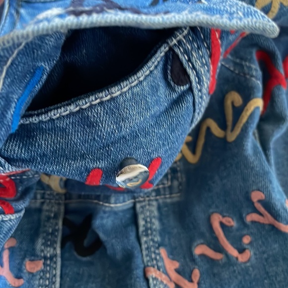 GREY Jason Wu Scribbled Denim Jacket 6 - Picture 10 of 10